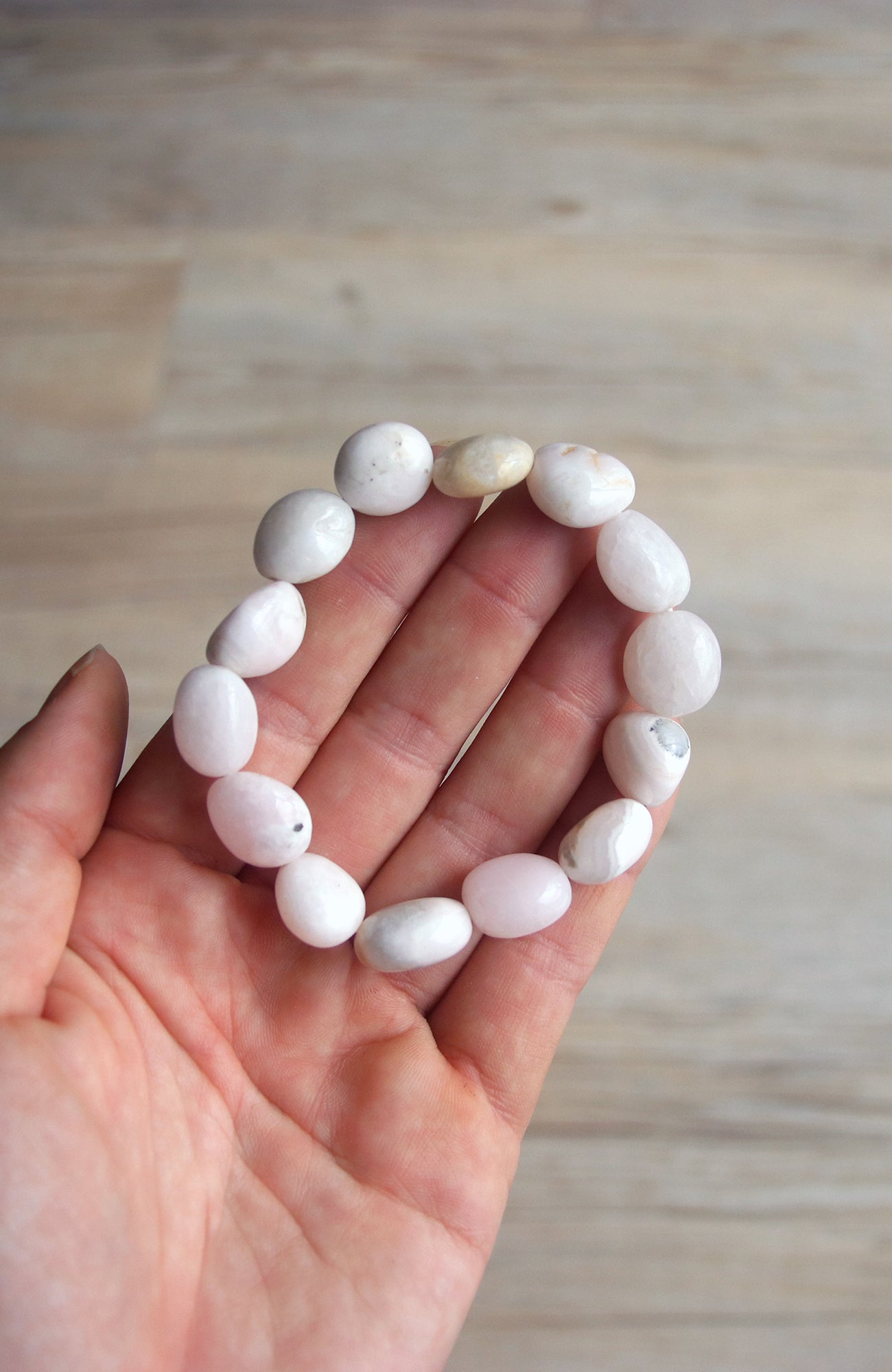 Mangano Calcite Tumbled Bracelet